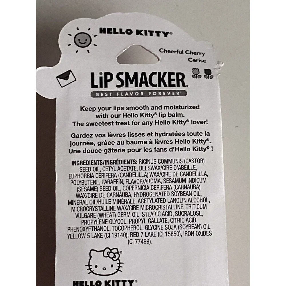 Lip Smacker Hello Kitty Lippy Pal Moisturizing Cherry Flavored Scented Lip Gloss